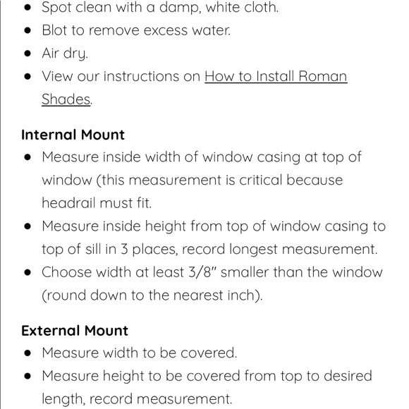 NWT! Pottery Barn Kids - Navy Linen Cordless Blackout Shades 36” wide - Picture 4 of 7